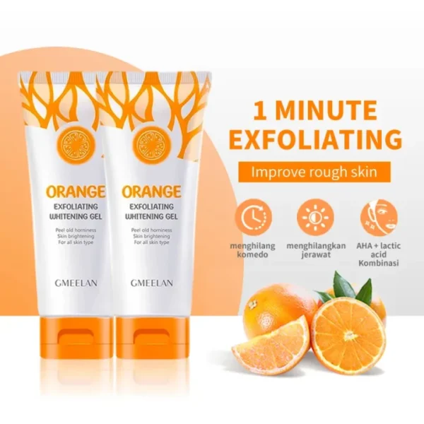 Orange Exfoliating Whitening Gel Orange Exfoliating Gel Scrub Face Whitening Whitening Lazy Cream For Face
